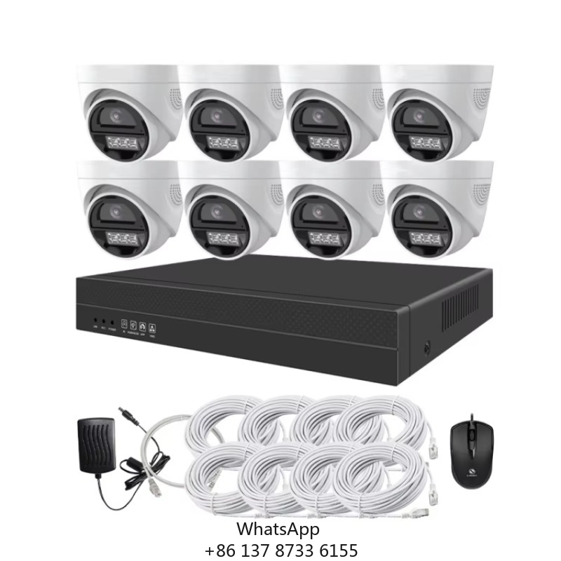 Home Security Cameras Outdoor - Kit Kamera CCTV 4ch 8ch Full