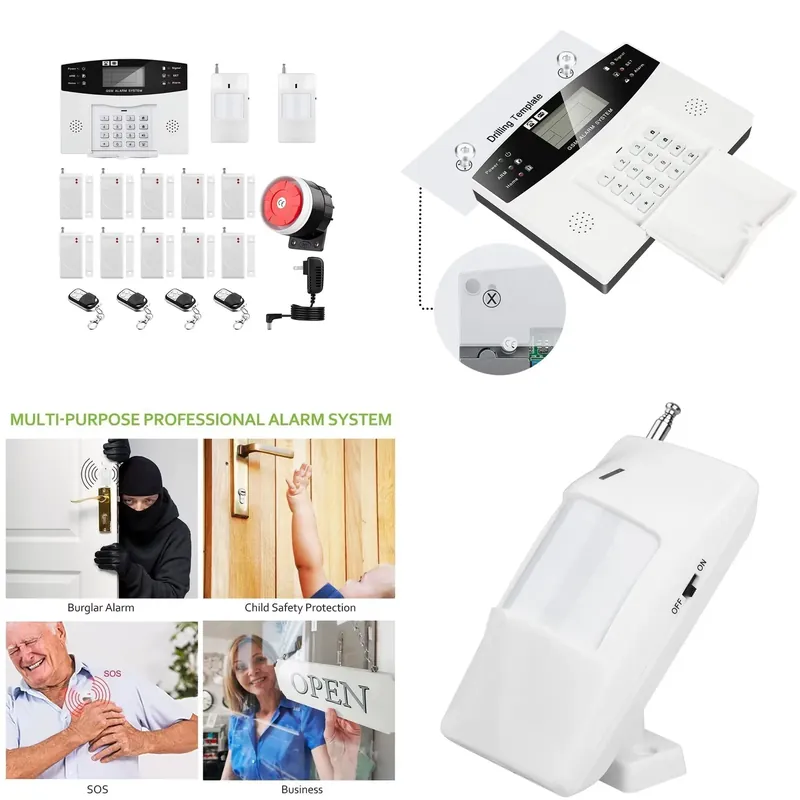 Home Security With Alarm - Kit Alarm Pencuri Rumah Sistem Alarm