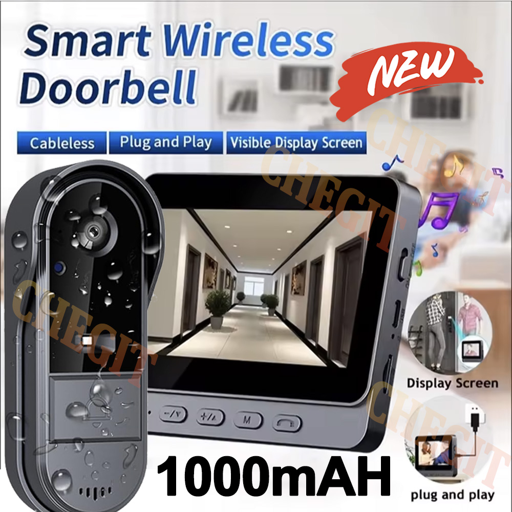 Home Security Prices - Bel Pintu Wifi Nirkabel Kamera 1080P