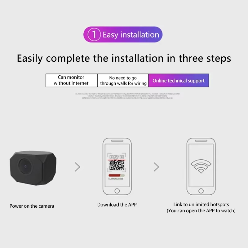 Kamera Keamanan WiFi 4K HD unt - Home Security Prices ulasan dan harga