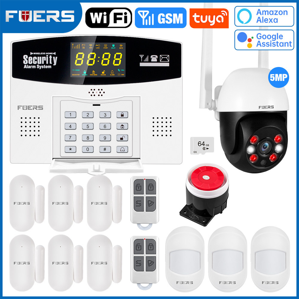 Fuers Tuya Kit Sistem Alarm Pi - Home Security Phone Number ulasan dan harga
