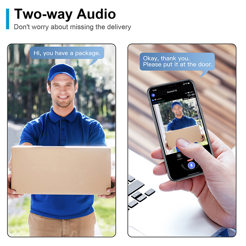 Bel Pintu Video Pintar WiFi Ka - Home Security Prices ulasan dan harga
