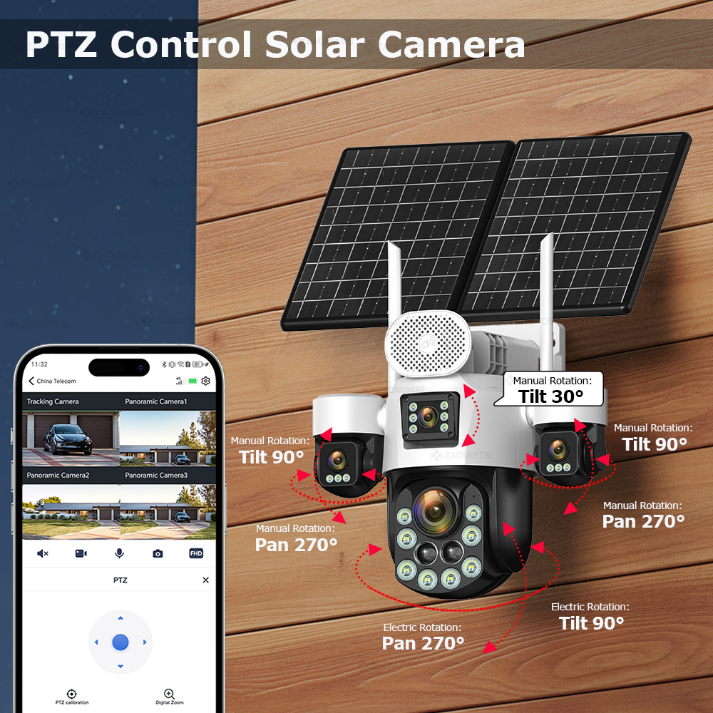 4 Lensa Luar Ruangan 360 °   K - Home Security Company ulasan dan harga