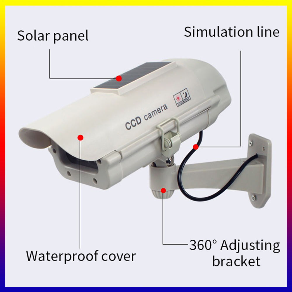 Kamera Solar Simulasi Tahan Ai - Home Security Company ulasan dan harga