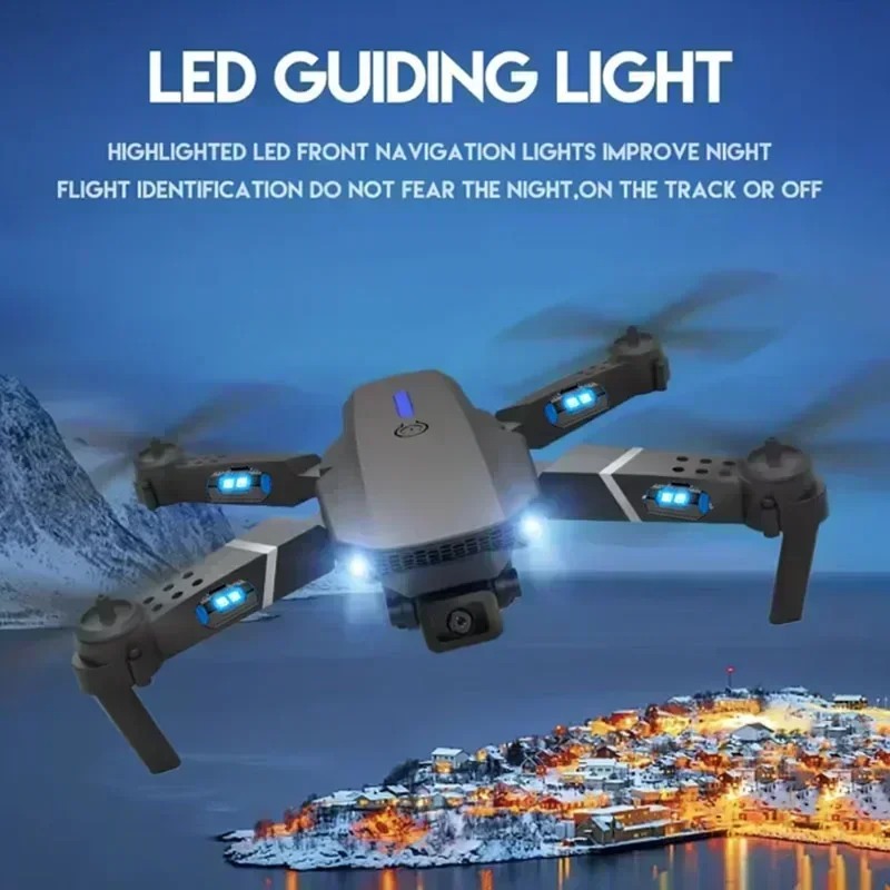 E88 Pro Drone FPV kamera sudut - Home Security Cameras Outdoor ulasan dan harga
