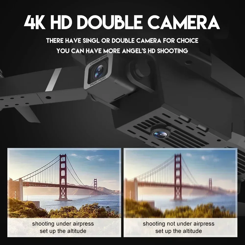 E88 Pro Drone FPV kamera sudut - Home Security Cameras Outdoor ulasan dan harga