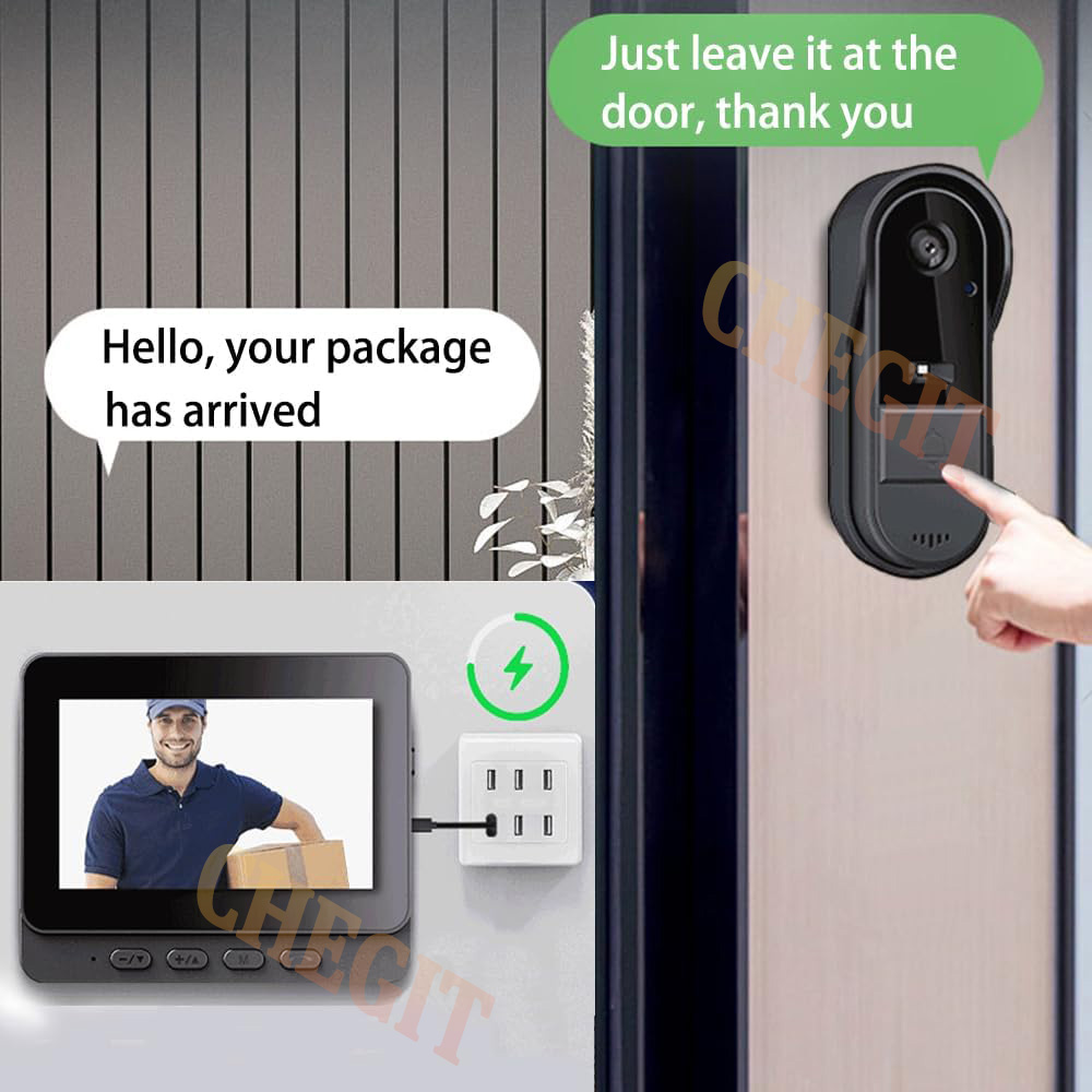 Bel Pintu Wifi Nirkabel Kamera - Home Security Prices ulasan dan harga