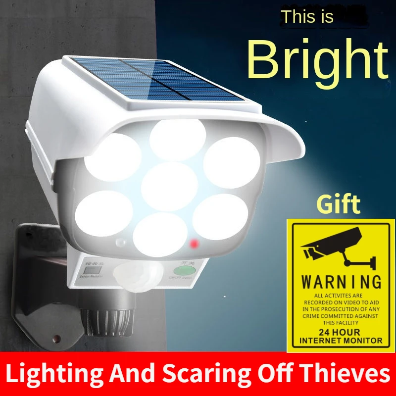 Lampu LED 77 nirkabel luar rua - Home Security Company ulasan dan harga