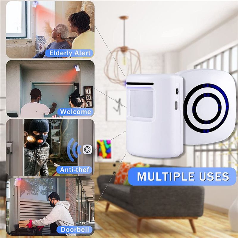 A01F-Sistem Alarm Sensor Gerak - Home Security With Alarm ulasan dan harga