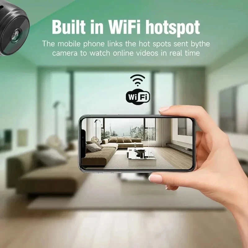 Kamera Mini A9 WiFi Nirkabel P - Home Security Prices ulasan dan harga