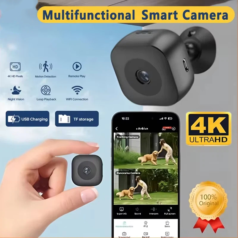 Kamera Mini Lenovo Smart 4K HD - Home Security Prices ulasan dan harga