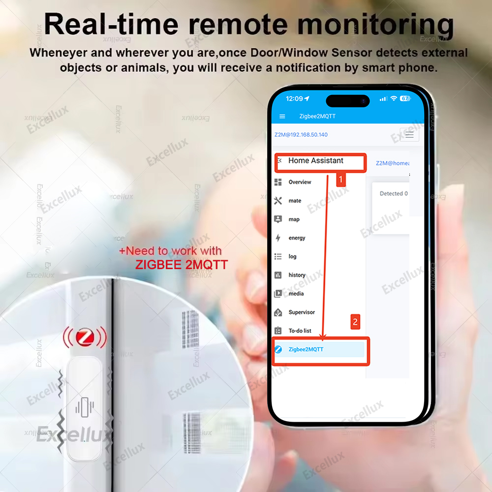 Zigbee Sensor Getaran Pintar P - Home Security With Alarm ulasan dan harga