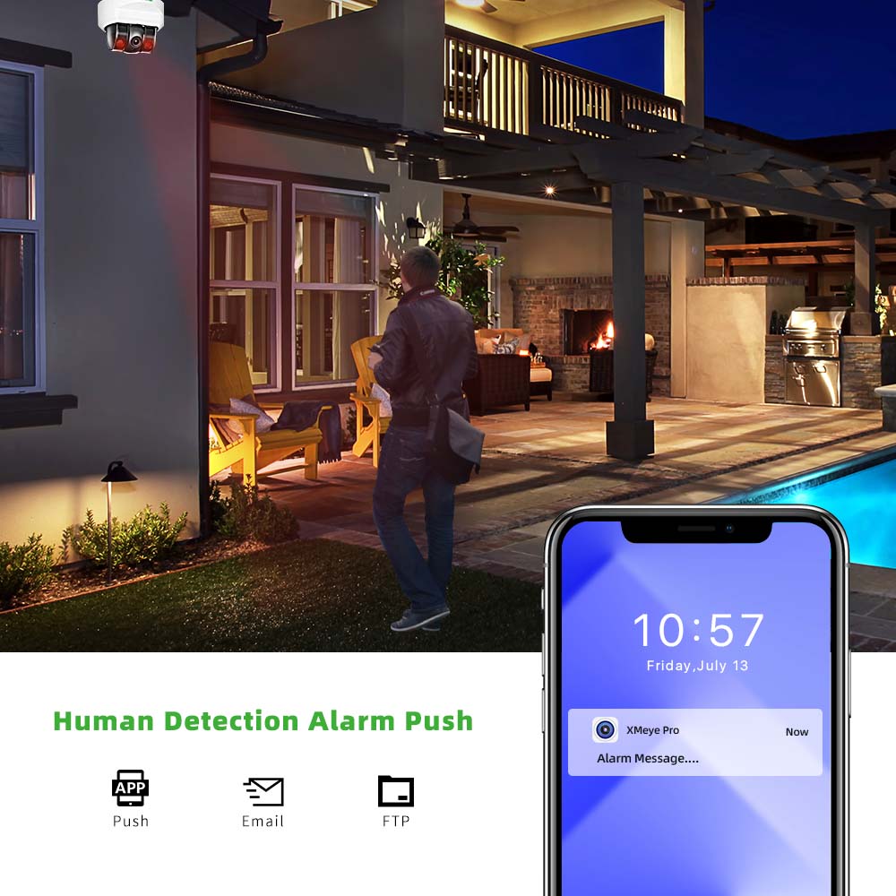 Kamera IP POE C GC PB 4MP, Mik - Home Security Company ulasan dan harga