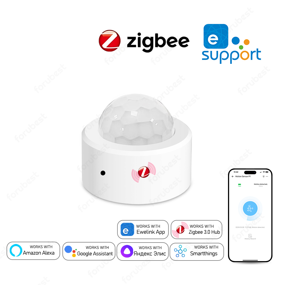 Zigbee 3.0 Sensor gerak manusi - Home Security With Alarm ulasan dan harga