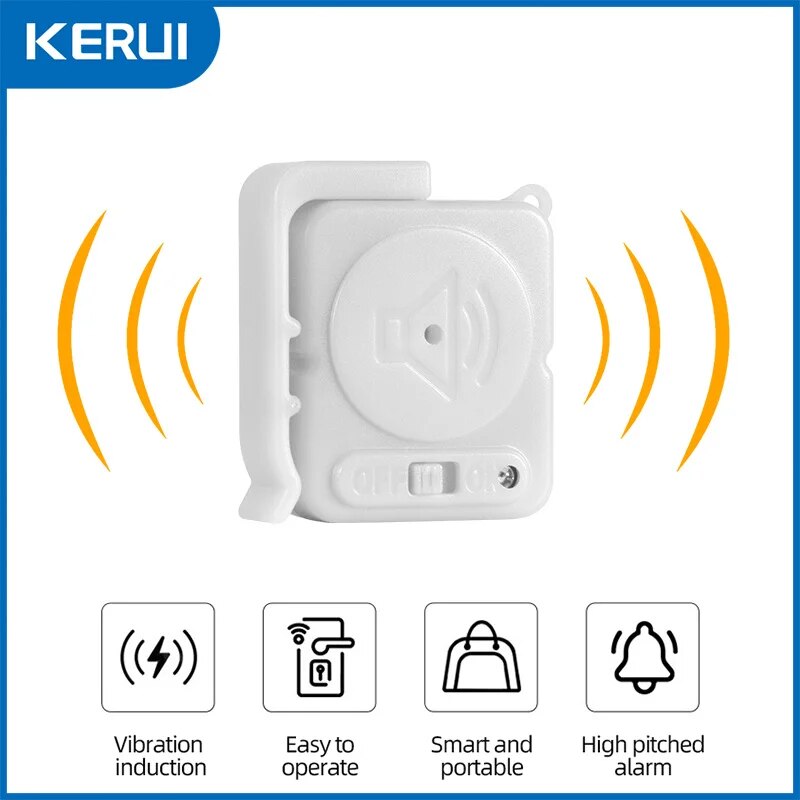 Sensor Alarm Getaran Nirkabel  - Home Security With Alarm ulasan dan harga
