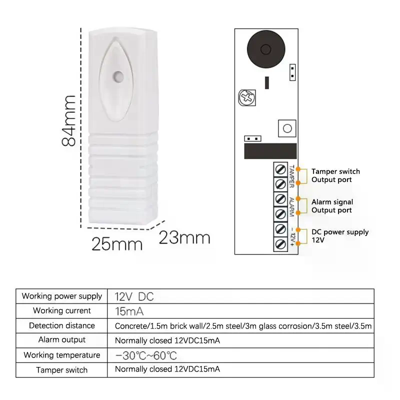Detektor Sensor Getaran Fotoel - Home Security With Alarm ulasan dan harga